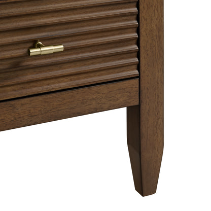 James Martin Vanities Myrrin 30" Mid-Century Walnut Single Vanity Cabinet