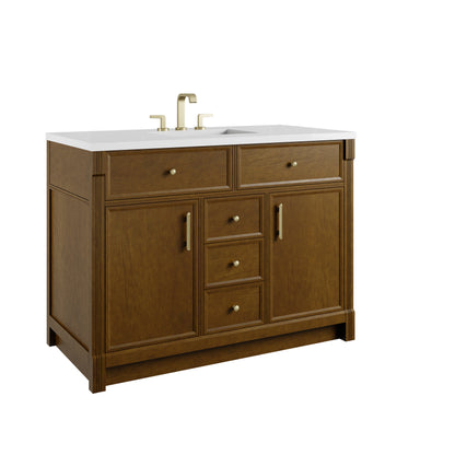 James Martin Vanities Bellshire 48" Honey Oak Single Vanity Cabinet