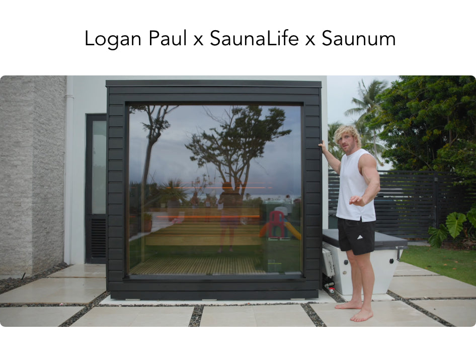 Saunum Air L 10 Nordic Black 10kW Sauna Heater With Climate Equalizer - Stainless Steel