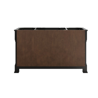 James Martin Vanities Brookfield 60" Black Onyx Single Vanity With 3 CM Phantome Eclos Top