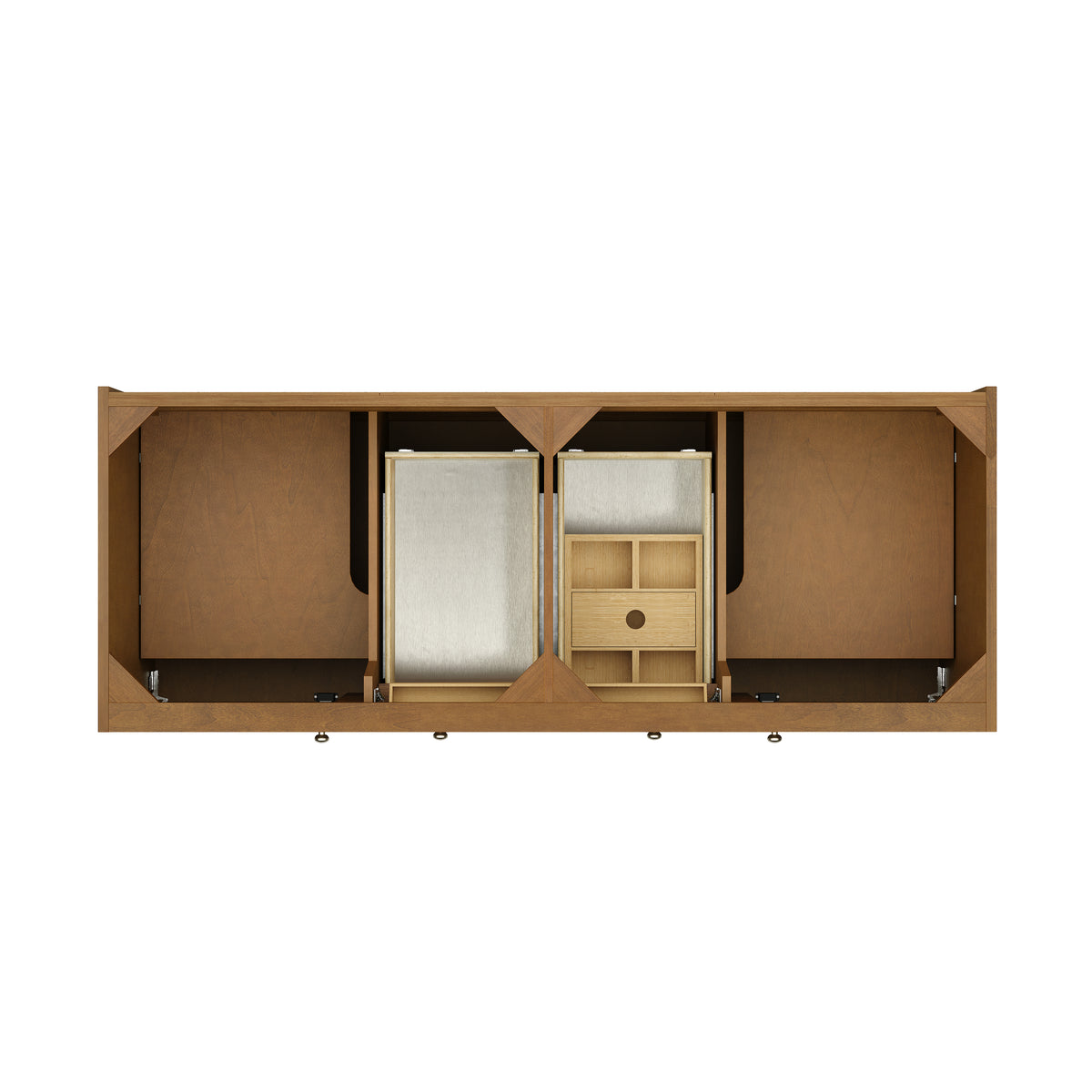 James Martin Vanities Laurent 60" Honey Oak Double Vanity Cabinet