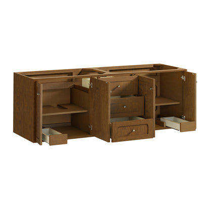 James Martin Vanities Laurent 72" Honey Oak Double Vanity Cabinet