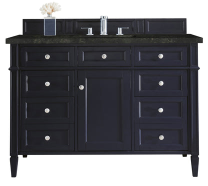 James Martin Vanities Brittany 48" Victory Blue Single Vanity With 3 CM Phantome Eclos Top