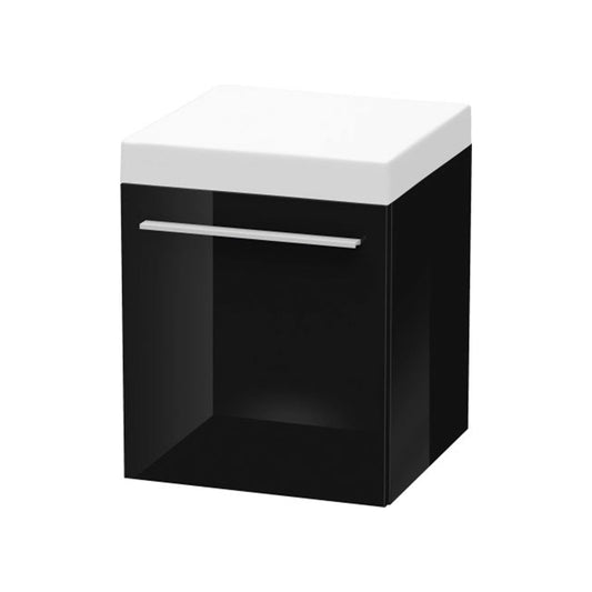 Duravit X-Large 16" x 16" x 20" Black Finish Mobile Storage Unit (XL270404040)
