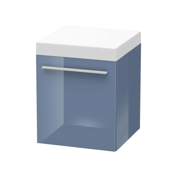Duravit X-Large 16" x 16" x 20" Stone Blue High Gloss Finish Mobile Storage Unit (XL270404747)