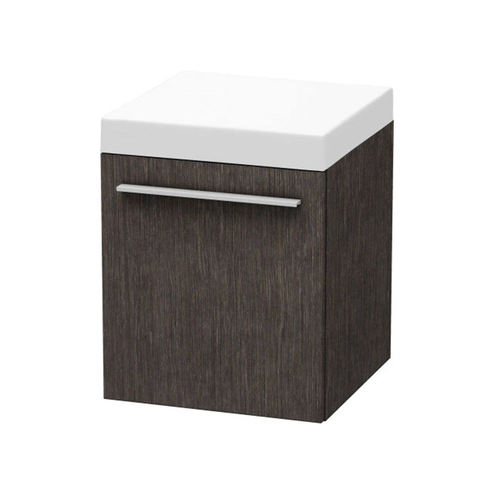 Duravit X-Large 16" x 16" x 20" Dark Brushed Oak Finish Mobile Storage Unit (XL270407272)