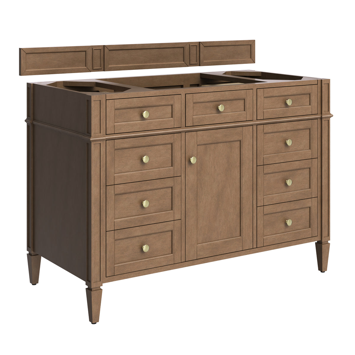 James Martin Vanities Brittany 48" Pecan Single Vanity Cabinet
