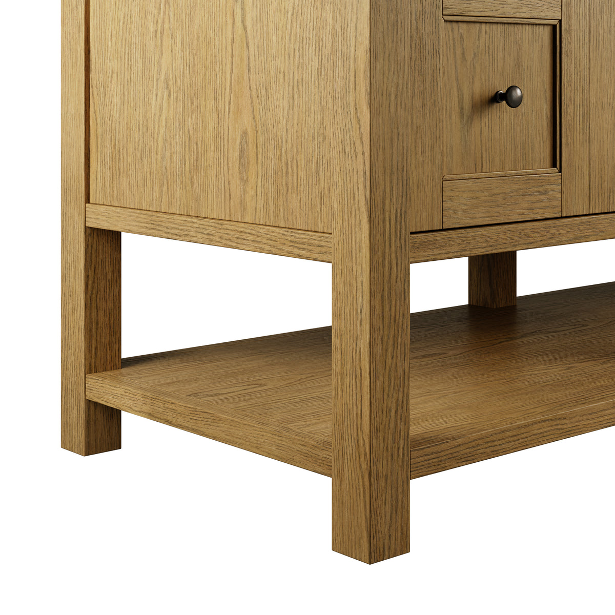 James Martin Vanities Breckenridge 84" Light Natural Oak Double Vanity Cabinet
