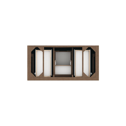 James Martin Vanities Brookfield 48" Pecan Single Vanity With 3 CM Siberian Silestone Top