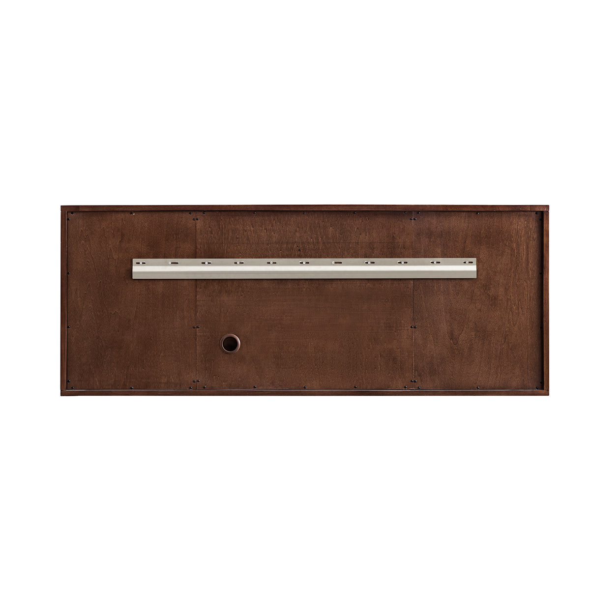 James Martin Vanities Amberly 60" Mid-Century Walnut Single Vanity With 3 CM Phantome Eclos Top
