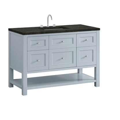 James Martin Vanities Breckenridge 48" Serenity Blue Single Vanity With 3cm Phantome Eclos Top