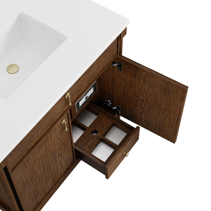 James Martin Vanities Kinnsden 36" Sable Oak Single Vanity Cabinet