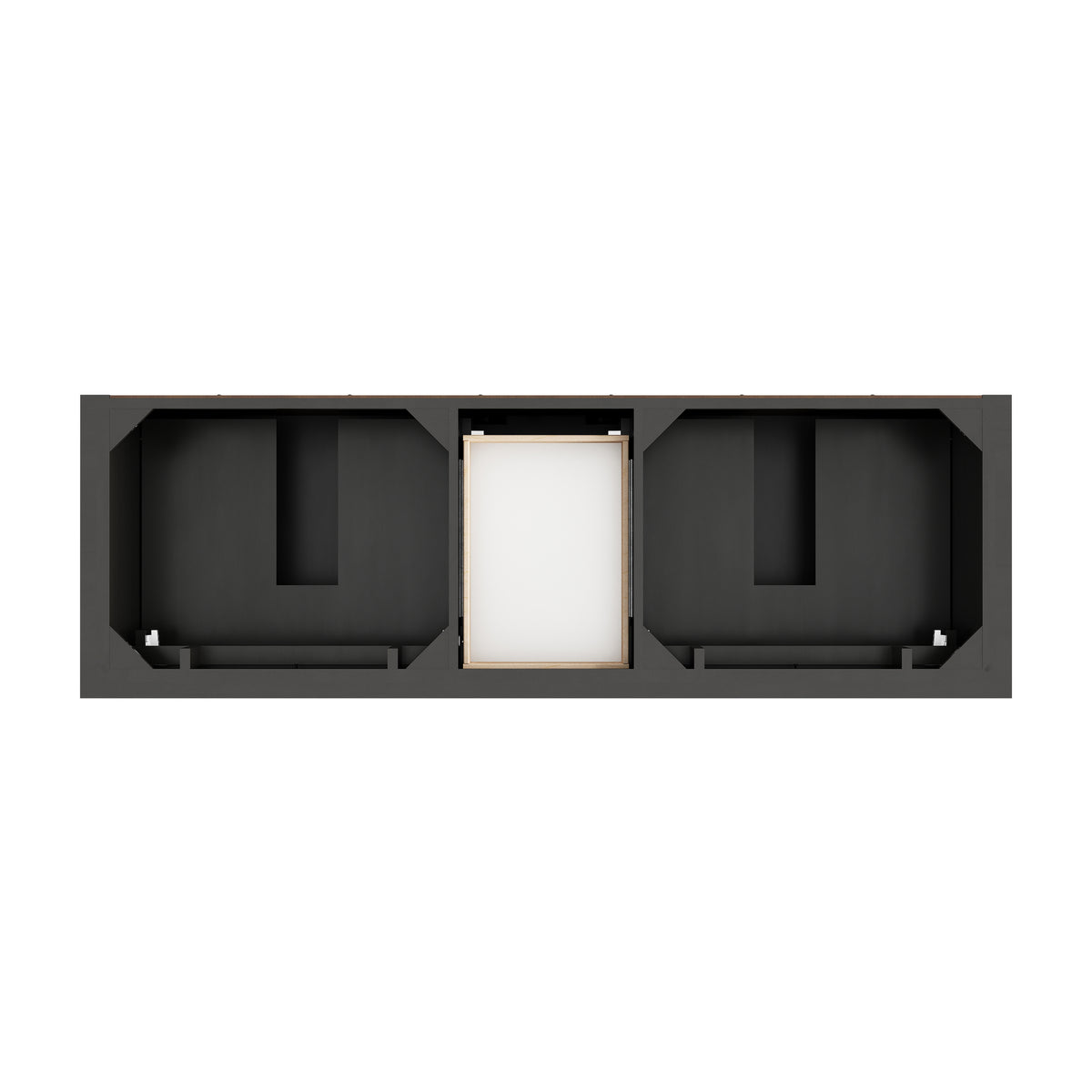 James Martin Vanities Brookfield 72" Black Onyx Double Vanity With 3 CM Phantome Eclos Top