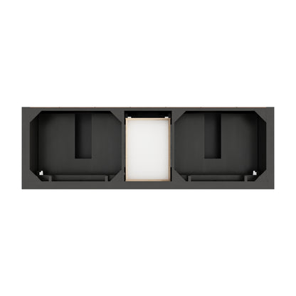 James Martin Vanities Brookfield 72" Black Onyx Double Vanity With 3 CM Phantome Eclos Top