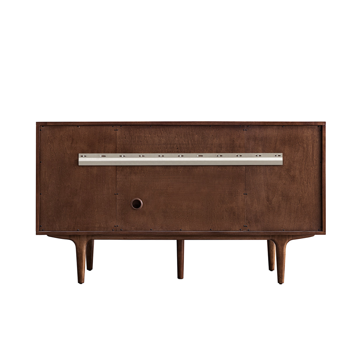 James Martin Vanities Amberly 60" Mid-Century Walnut Single Vanity With 3 CM Tajnar Eclos Top