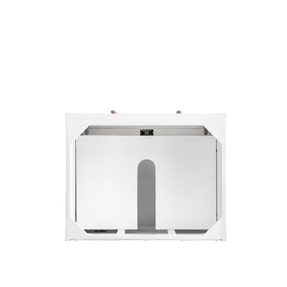 James Martin Vanities Breckenridge 30" Bright White Single Vanity With 3cm Phantome Eclos Top