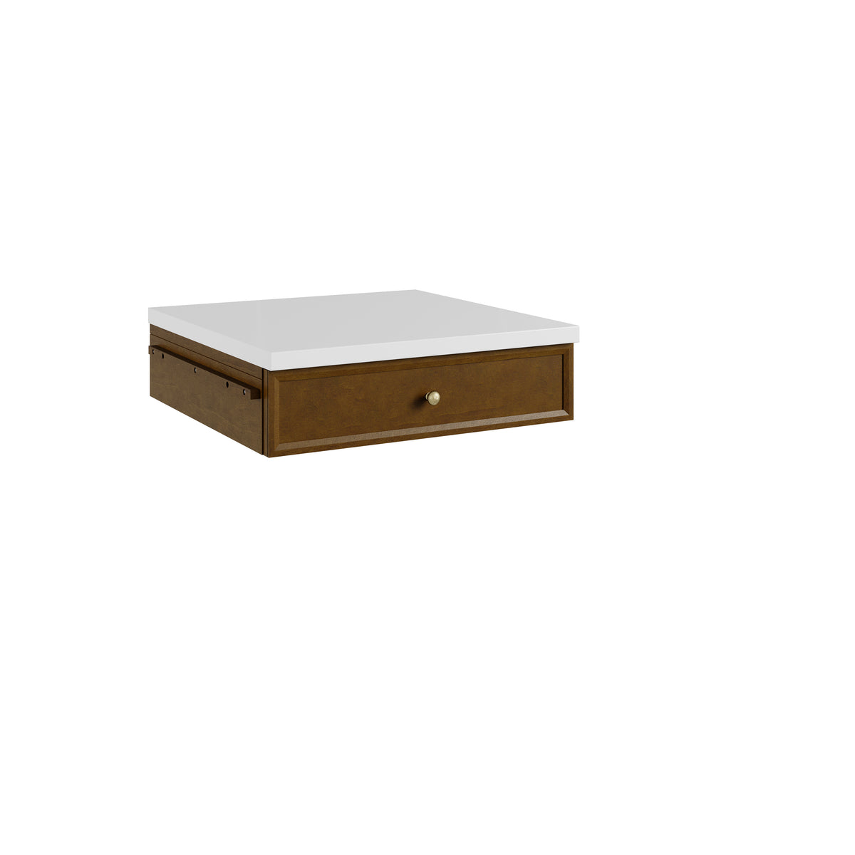 James Martin Vanities Bellshire 24" Honey Oak Drawer Unit With 3cm Siberian Silestone Top