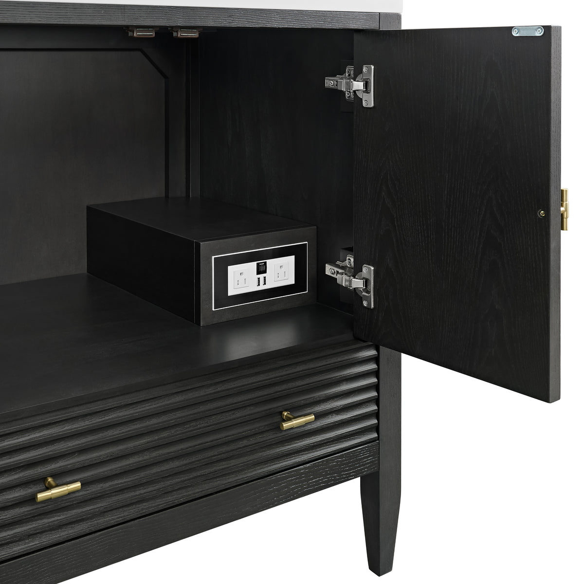 James Martin Vanities Myrrin 30" Carbon Oak Single Vanity Cabinet