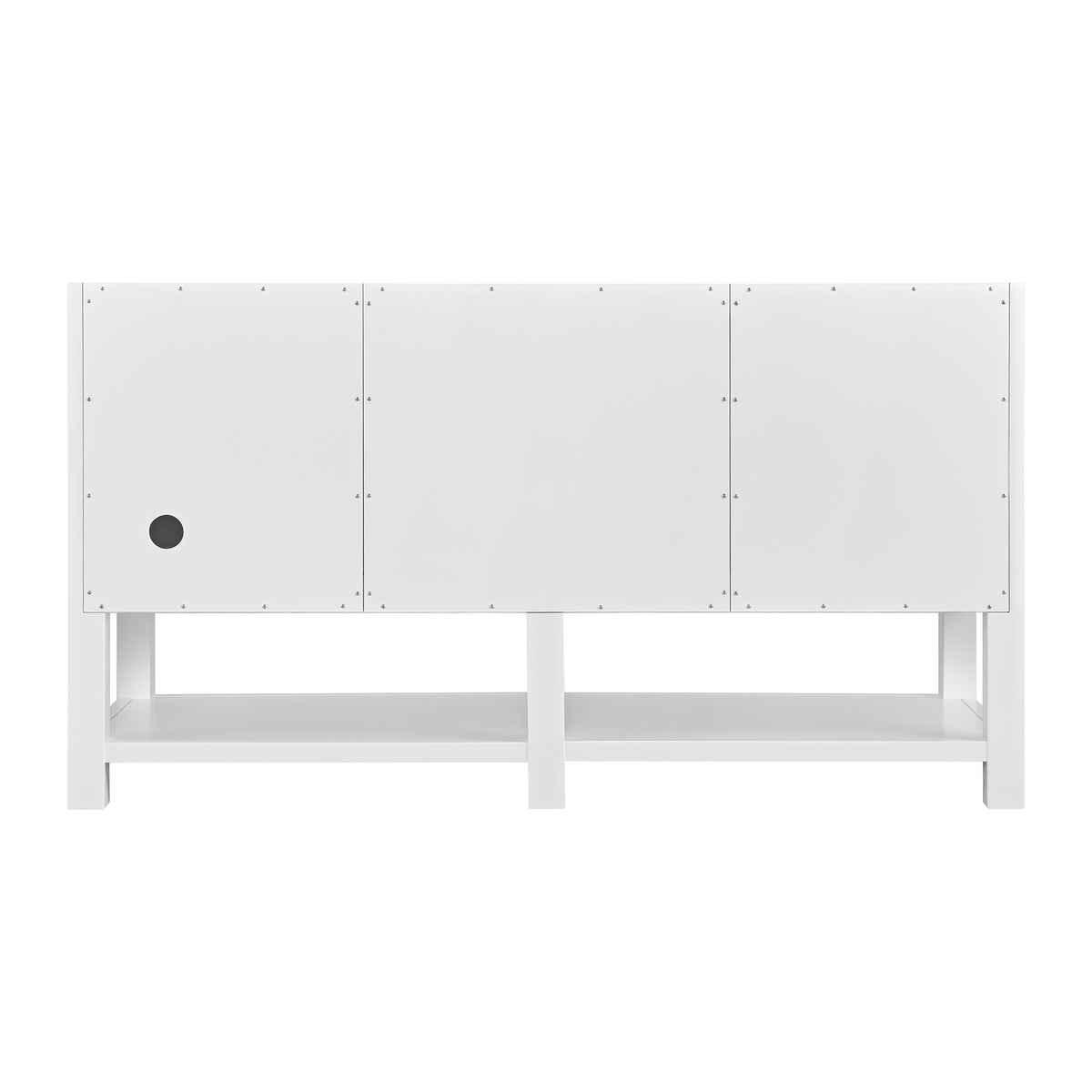 James Martin Vanities Breckenridge 60" Bright White Double Vanity With 3cm Phantome Eclos Top