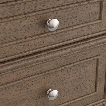 James Martin Vanities Bristol 60" Whitewashed Walnut Double Vanity With 3 CM Siberian Silestone Top