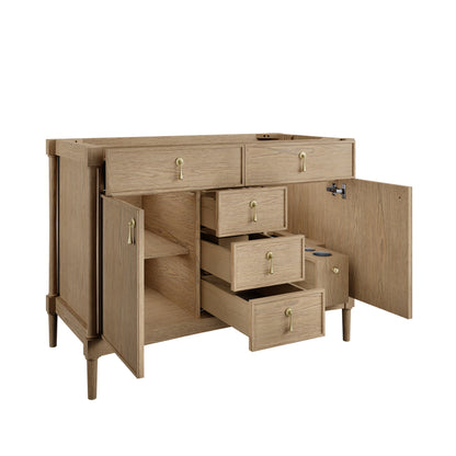 James Martin Vanities Kinnsden 48" Weathered Oak Single Vanity Cabinet