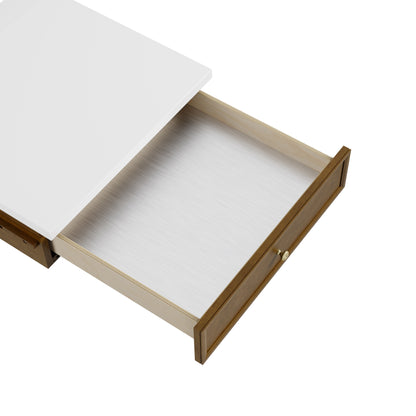 James Martin Vanities Bellshire 24" Honey Oak Drawer Unit With 3cm Eternal Jasmine Pearl Silestone Top