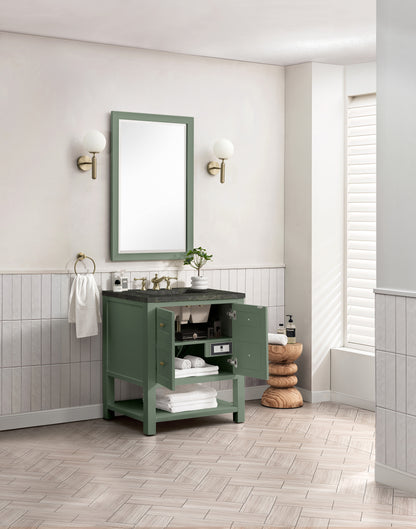 James Martin Vanities Breckenridge 30" Smokey Celadon Single Vanity With 3cm Phantome Eclos Top