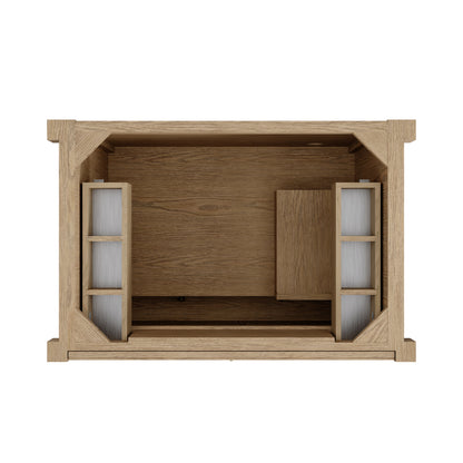 James Martin Vanities Kinnsden 36" Weathered Oak Single Vanity Cabinet