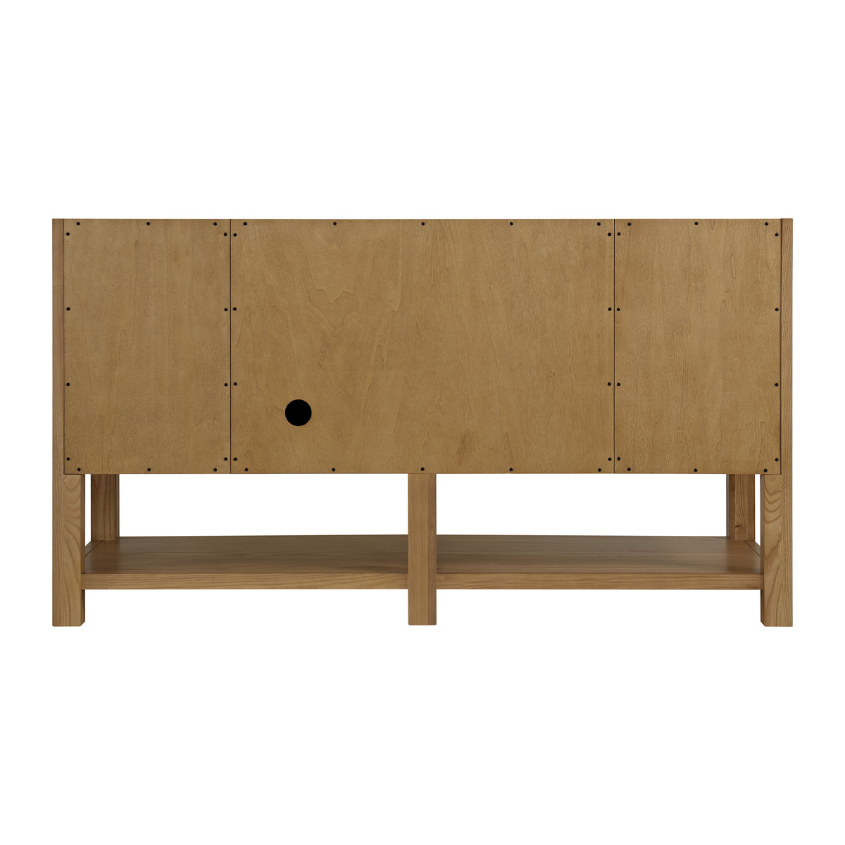 James Martin Vanities Breckenridge 60" Light Natural Oak Single Vanity With 3cm Siberian Silestone Top