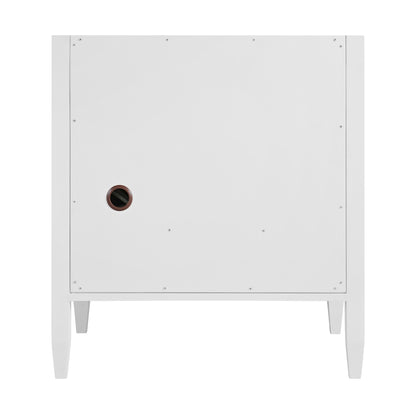James Martin Vanities Myrrin 30" Bright White Single Vanity Cabinet
