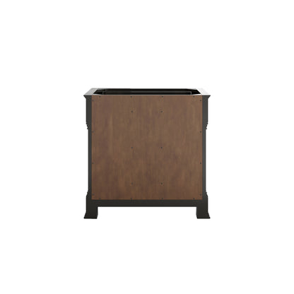 James Martin Vanities Brookfield 36" Black Onyx Single Vanity With 3 CM Phantome Eclos Top