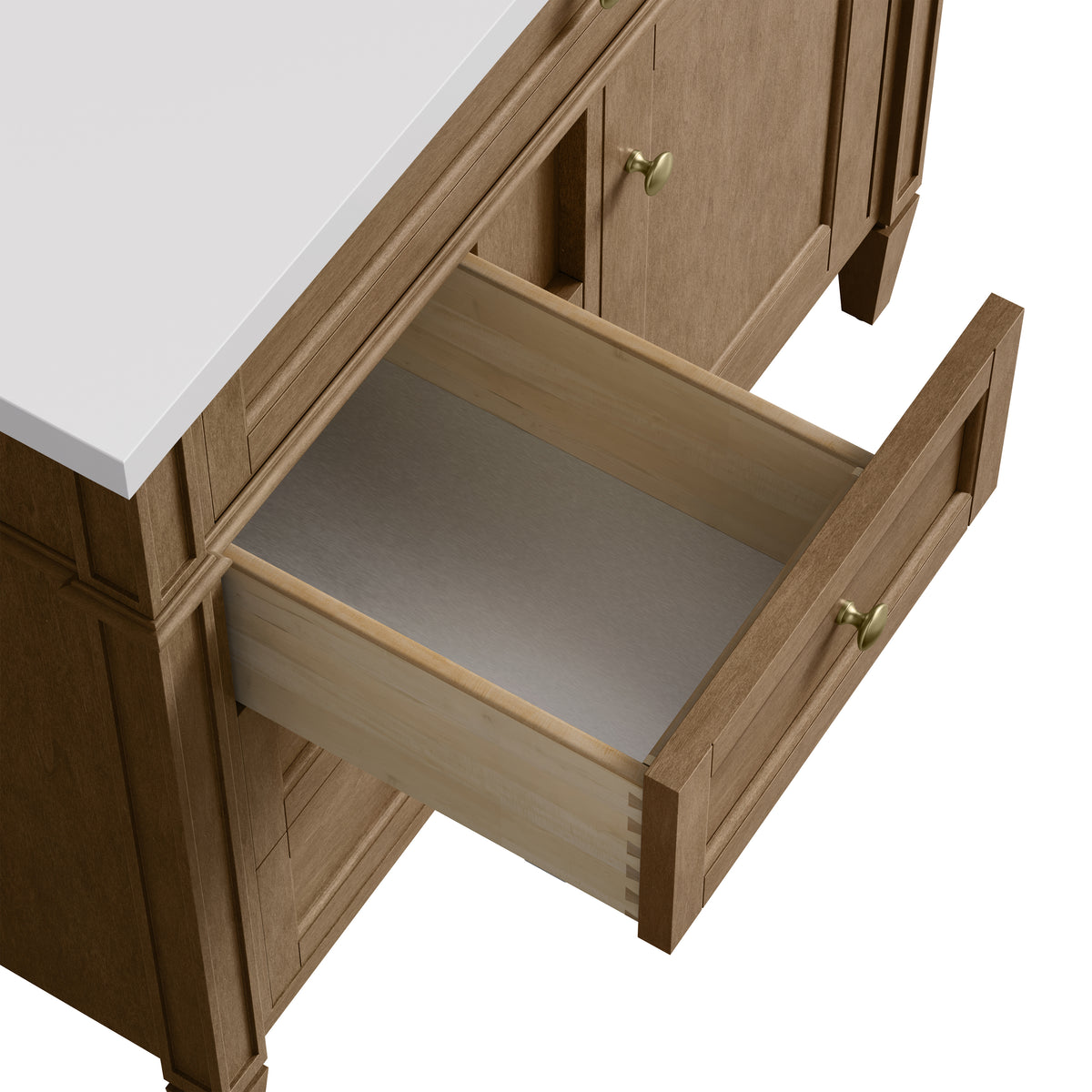 James Martin Vanities Brittany 36" Pecan Single Vanity Cabinet