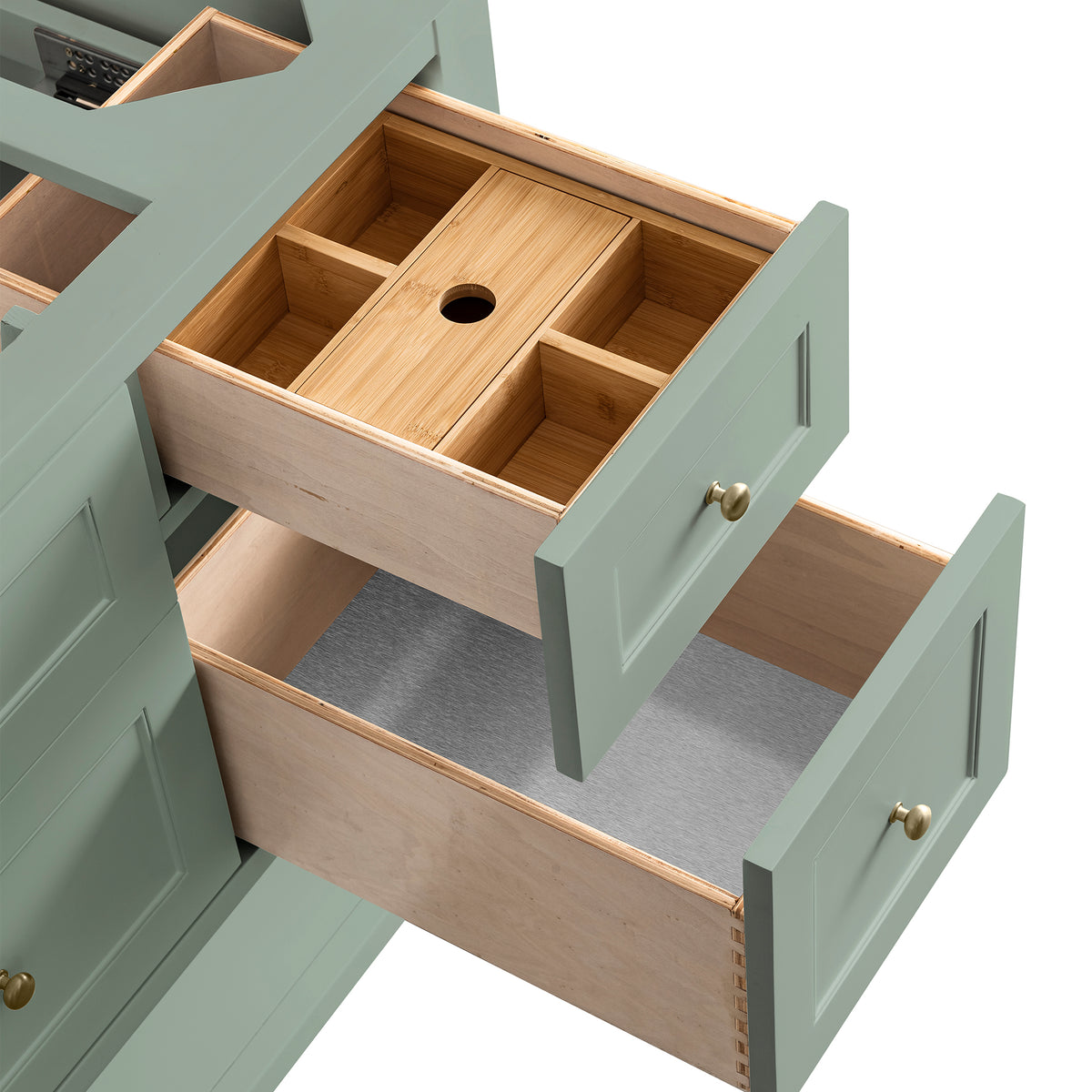 James Martin Vanities Breckenridge 48" Smokey Celadon Single Vanity With 3cm Phantome Eclos Top