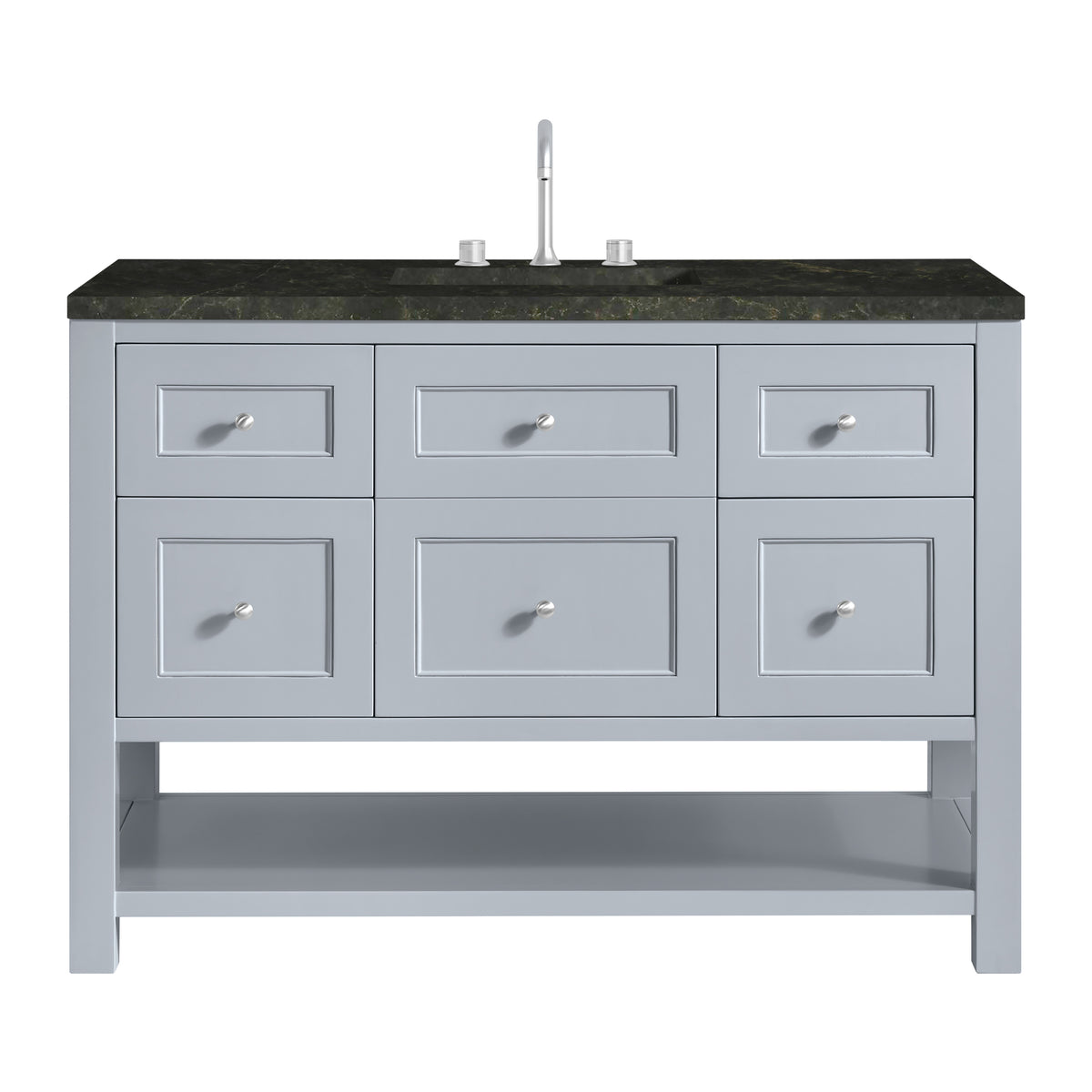 James Martin Vanities Breckenridge 48" Serenity Blue Single Vanity With 3cm Phantome Eclos Top