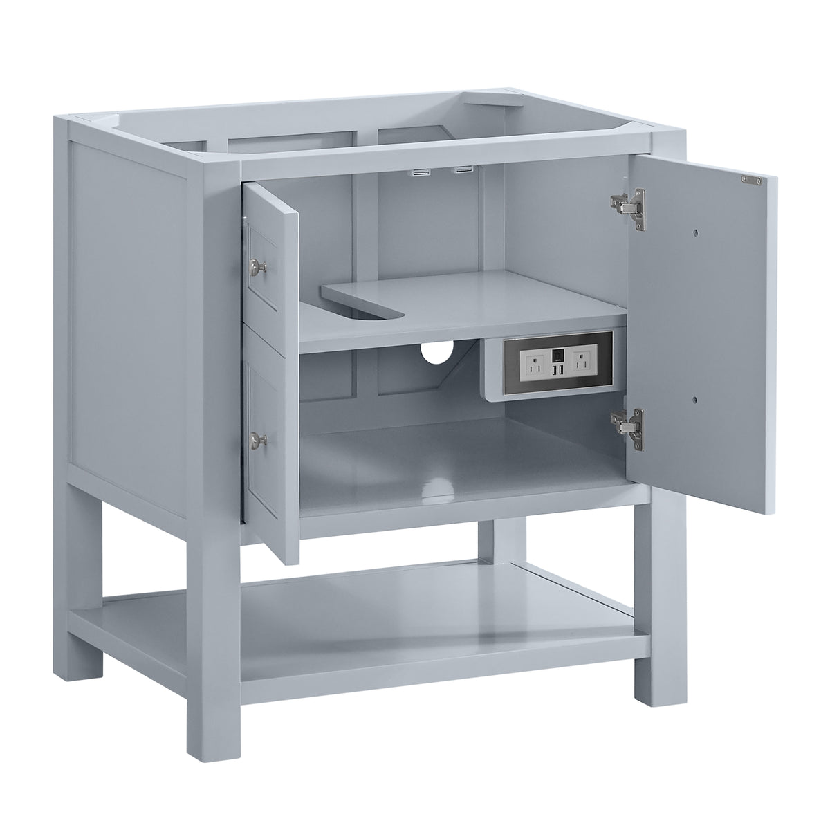 James Martin Vanities Breckenridge 30" Serenity Blue Single Vanity With 3cm Tajnar Eclos Top