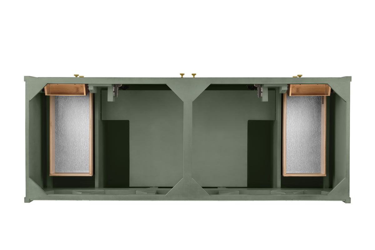 James Martin Vanities Chicago 60" Smokey Celadon Double Vanity Smokey