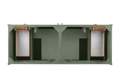 James Martin Vanities Chicago 60" Smokey Celadon Double Vanity Smokey