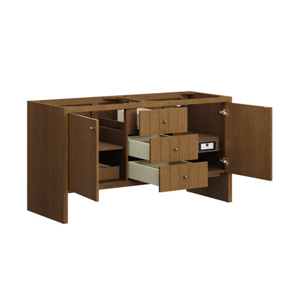 James Martin Vanities Hudson 60" Honey Oak Double Vanity Cabinet