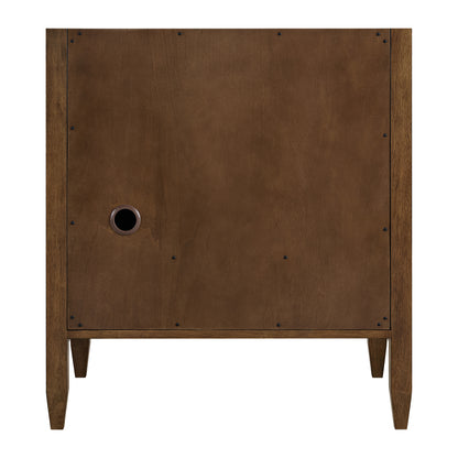 James Martin Vanities Myrrin 30" Mid-Century Walnut Single Vanity Cabinet