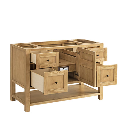 James Martin Vanities Breckenridge 48" Light Natural Oak Single Vanity With 3cm Tajnar Eclos Top