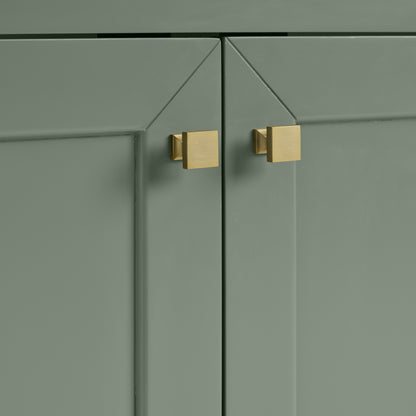 James Martin Vanities Chicago 60" Smokey Celadon Double Vanity Smokey