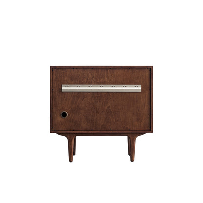 James Martin Vanities Amberly 36" Mid-Century Walnut Single Vanity With 3 CM Phantome Eclos Top
