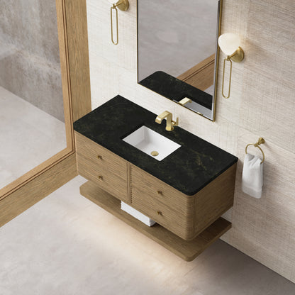 James Martin Vanities Allamari 48" Dune Mist Single Vanity With 3 CM Phantome Eclos Top