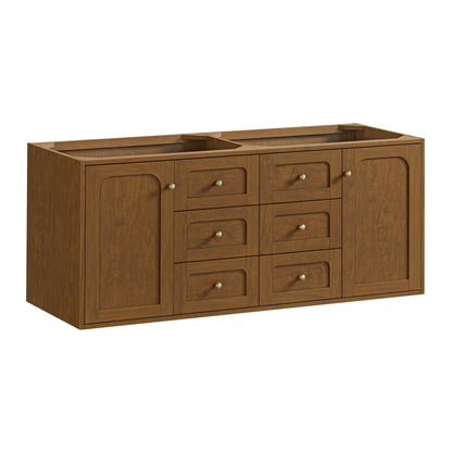 James Martin Vanities Laurent 60" Honey Oak Double Vanity Cabinet