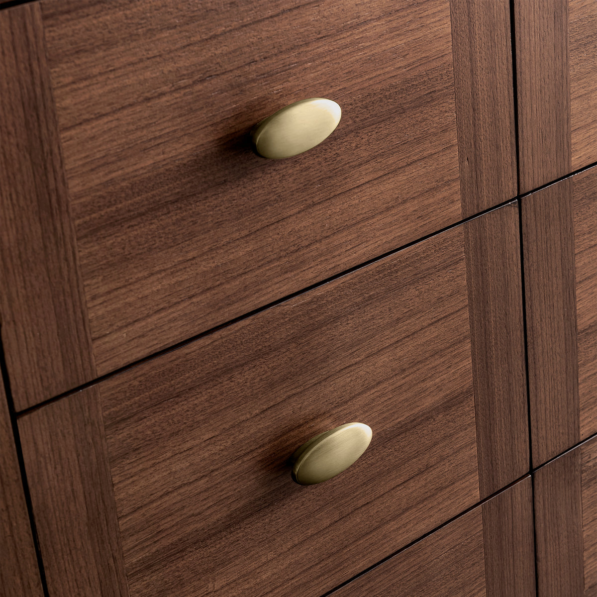 James Martin Vanities Amberly 72" Mid-Century Walnut Double Vanity With 3 CM Siberian Silestone Top