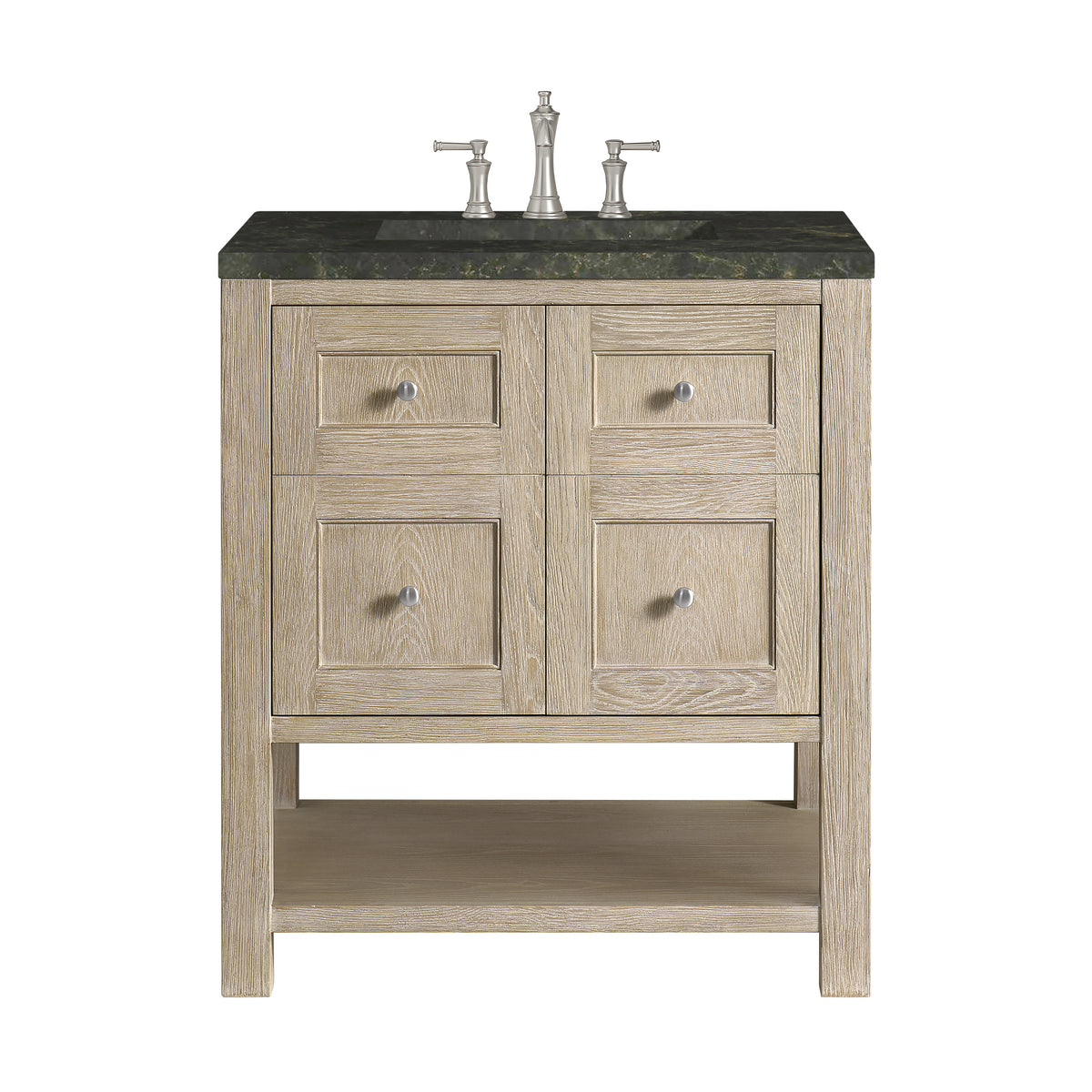 James Martin Vanities Breckenridge 30" Whitewashed Oak Single Vanity With 3cm Phantome Eclos Top