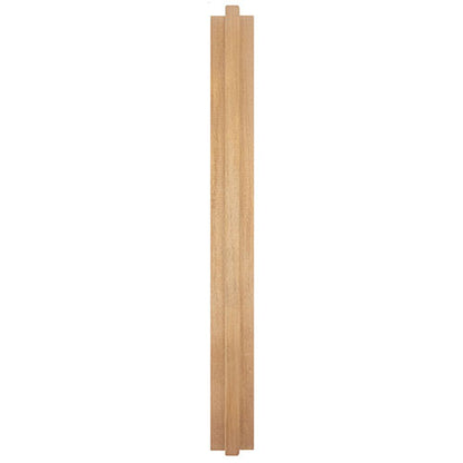 PROSAUNAS Thermo-Aspen 1" x 2" x 8' Natural Aspen Wood T-Moulding Sauna Trim