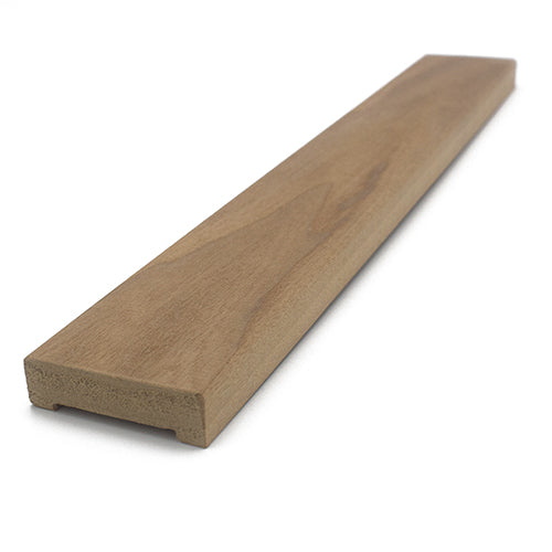 PROSAUNAS Thermo-Aspen 1" x 2" x 1' Natural Thermo-Aspen Wood UK Profile Door Trim Casing
