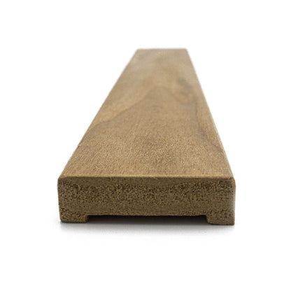 PROSAUNAS Thermo-Aspen 1" x 2" x 1' Natural Thermo-Aspen Wood UK Profile Door Trim Casing