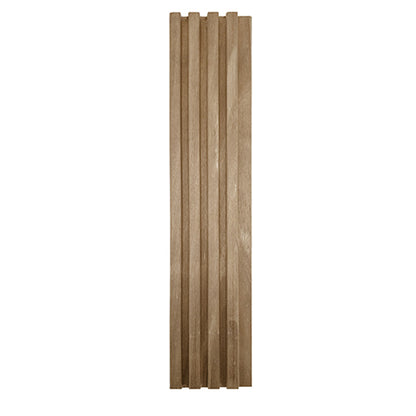 PROSAUNAS Thermo-Aspen Groove-S 1" x 3" x 10' Natural Aspen Wood Tongue & Groove Sauna Wall Paneling